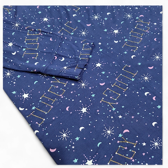 Juicy Couture Starry Night Blue Chemise- Womens Size Medium- nightgown - Picture 6 of 8